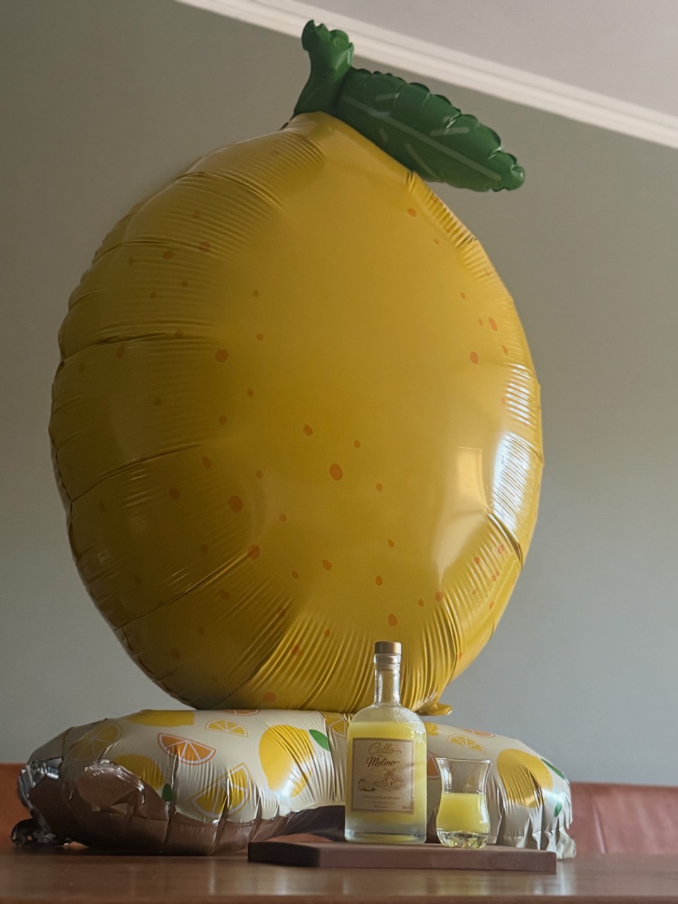 Feestelijke limoncello setting